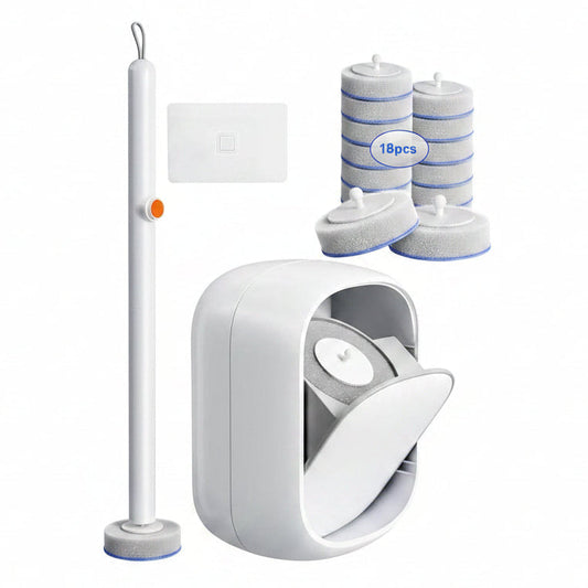 Disposable Toilet Cleaning System with Refills